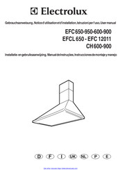 Electrolux EFC 650 Installatie- En Gebruiksaanwijzing