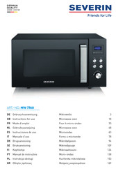 SEVERIN MW 7760 Gebruiksaanwijzing