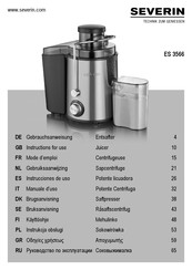 SEVERIN ES 3566 Gebruiksaanwijzing