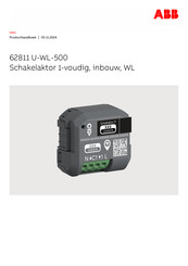 ABB 62811 U-WL-500 Producthandleiding