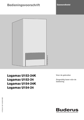 Buderus Logamax U152-24 Bedieningsvoorschrift