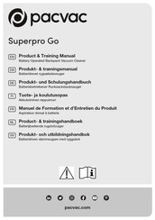 Pacvac Superpro Go Producthandleiding