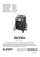 EUROM EK3301 Gebruiksaanwijzing