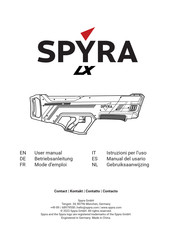 SPYRA LX Gebruiksaanwijzing