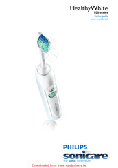 Philips Sonicare HealthyWhite HX6782 Handleiding