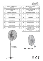 Casa Fan WM 2 Wall Eco Gebruiksaanwijzing