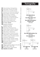 Hansgrohe Zesis M33 150 1jet 74802 Series Gebruiksaanwijzing