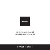 Bose NOISE CANCELLING HEADPHONES 700 UC Handleiding