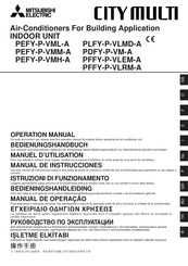 Mitsubishi Electric CITY MULTI PLFY-P100VLMD-A Bedieningshandleiding