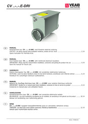 VEAB CV 3EL-DRI Series Handleiding