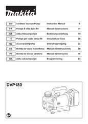 Makita DVP180 Gebruiksaanwijzing