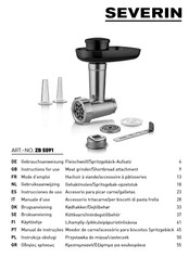 SEVERIN ZB 5591 Gebruiksaanwijzing