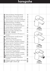 Hansgrohe Logis Loop 70 71250000 Gebruiksaanwijzing