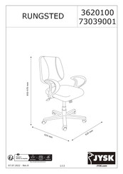 Jysk RUNGSTED 3620100 Handleiding