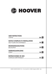 Hoover HOC5871B Gebruiksaanwijzing