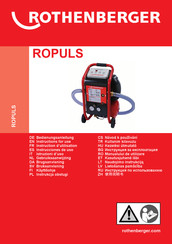 Rothenberger ROPULS Gebruiksaanwijzing