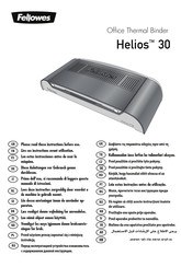 Fellowes Helios 30 Handleiding