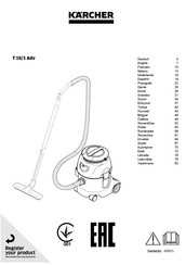 Kärcher T 10/1 Adv Handleiding