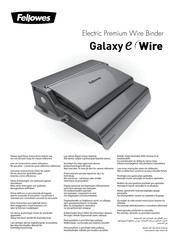 Fellowes Galaxy e Wire Handleiding