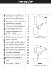 Hansgrohe Metris 14821800 Gebruiksaanwijzing