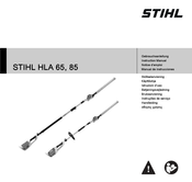 Stihl HLA 85 Handleiding