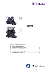 Kessel Ecolift Inbouw- En Bedieningshandleiding