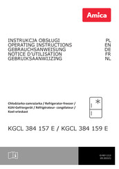 Amica KGCL 384 157 E Gebruiksaanwijzing