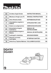 Makita DGA901 Gebruiksaanwijzing