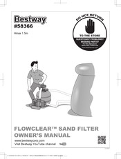 Bestway FLOWCLEAR 58366 Gebruikershandleiding