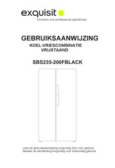 Exquisit SBS235-200FBLACK Gebruiksaanwijzing