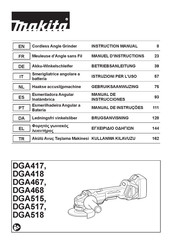 Makita DGA517 Gebruiksaanwijzing