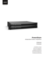 Bose Professional PowerShare PS404D Installatiehandleiding