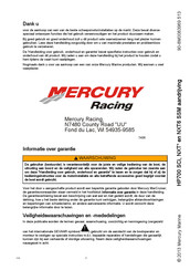 Mercury Racing NXT1 Handleiding