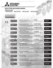 Mitsubishi Electric MSZ-SF25VE Bedieningsinstructies