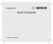 Bosch EasyControl CT 200 Snelle Installatiehandleiding