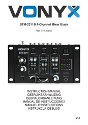 Vonyx STM-2211B Gebruiksaanwijzing