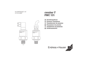 Endress+Hauser cerabar T PMC 131 Handleiding