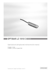 KROHNE OPTIBAR LC 1010 C Handboek