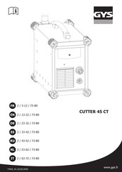 GYS CUTTER 45 CT Handleiding