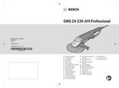 Bosch GWS 24-230 JVX Professional Oorspronkelijke Gebruiksaanwijzing