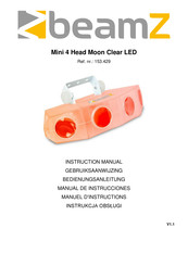 Beamz LED Mini 4 head moon Gebruiksaanwijzing