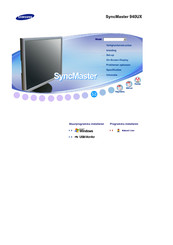 Samsung SyncMaster 940UX Handleiding