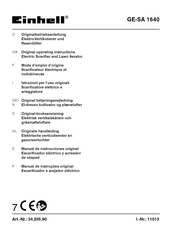 EINHELL 34.205.90 Originele Handleiding
