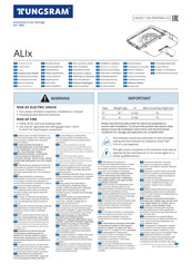 Tungsram ALIx Installatiehandleiding