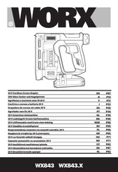 Worx WX843 Handleiding