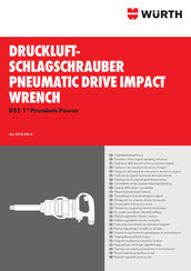 Würth DSS 1 Premium Power Vertaling Van De Originele Gebruiksaanwijzing