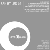 GMB Audio SPK-BT-LED-02 Handleiding