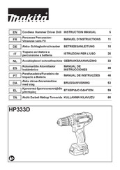 Makita HP333D Gebruiksaanwijzing