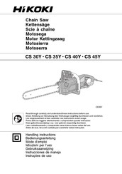 HIKOKI CS 45Y Gebruiksaanwijzing