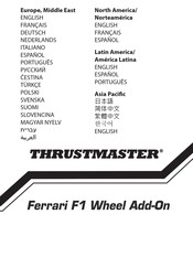 Thrustmaster Ferrari F1 Wheel Add-On Gebruikershandleiding